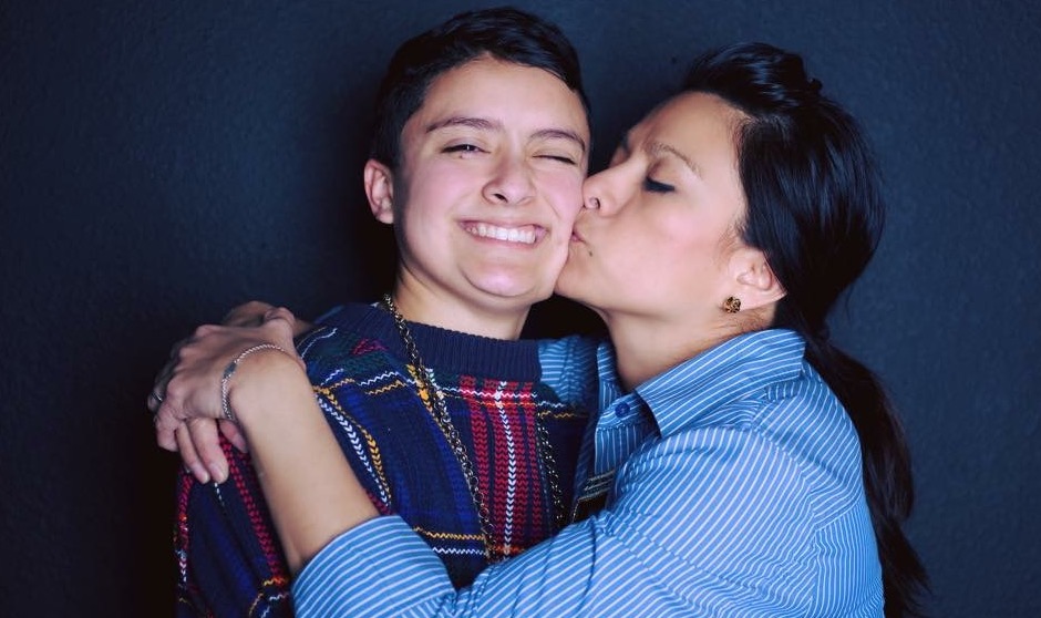 Belinda Trevino of beHuman and her son
