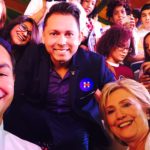 Julian Tovar with Hillary Clinton