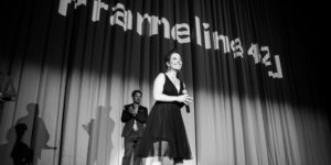 Filmmaker Fiona Dawson at Frameline film festival