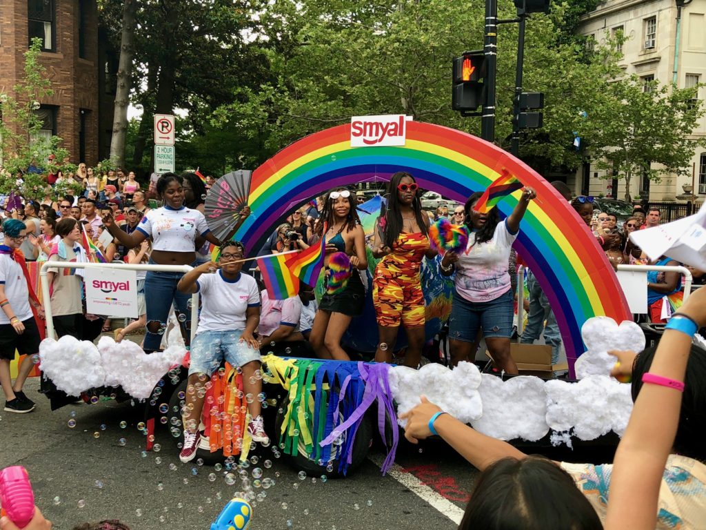 SMYAL float Capital Pride parade