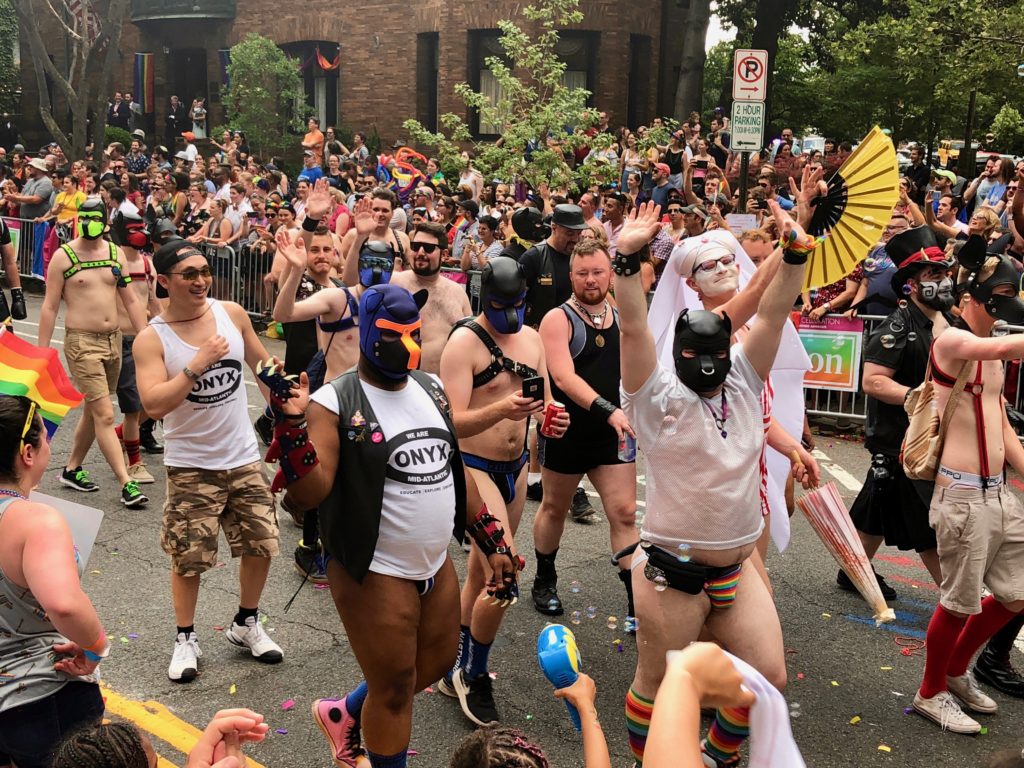 Capital Pride parade leather 