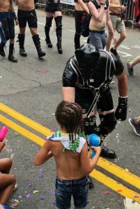 Gay leather guy at Capital Pride