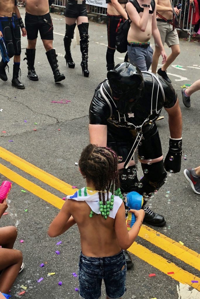 Gay leather guy at Capital Pride parade