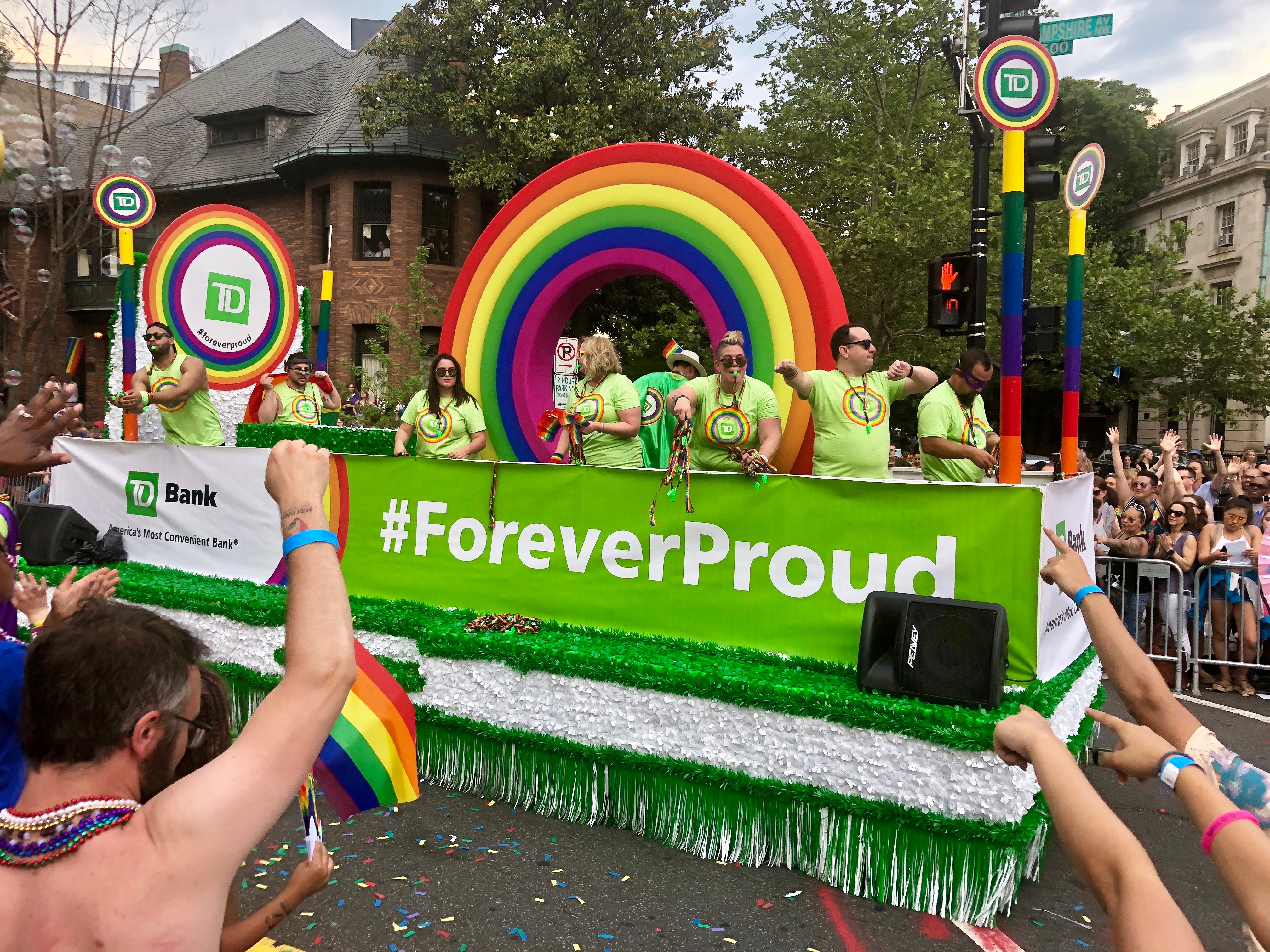 TD Bank at Capital Pride parade