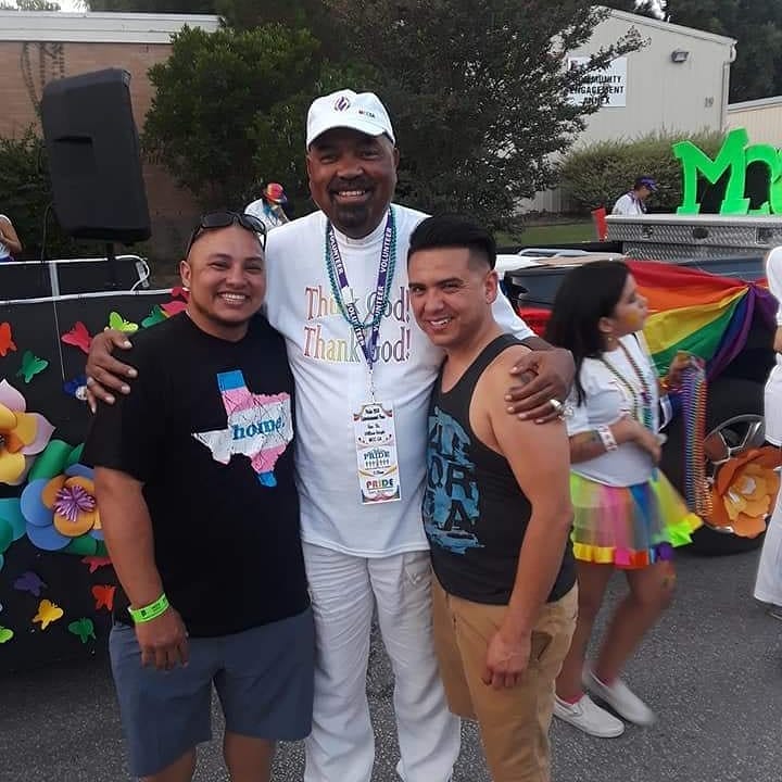 Rev. William H. Knight, openly gay pastor at San Antonio Pride