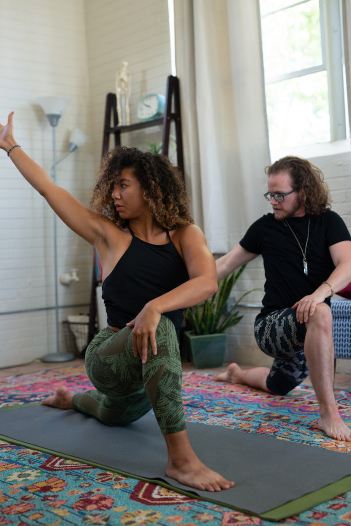 Kelly Marshall, who does yoga therapy for the LGBTQ community in Austin