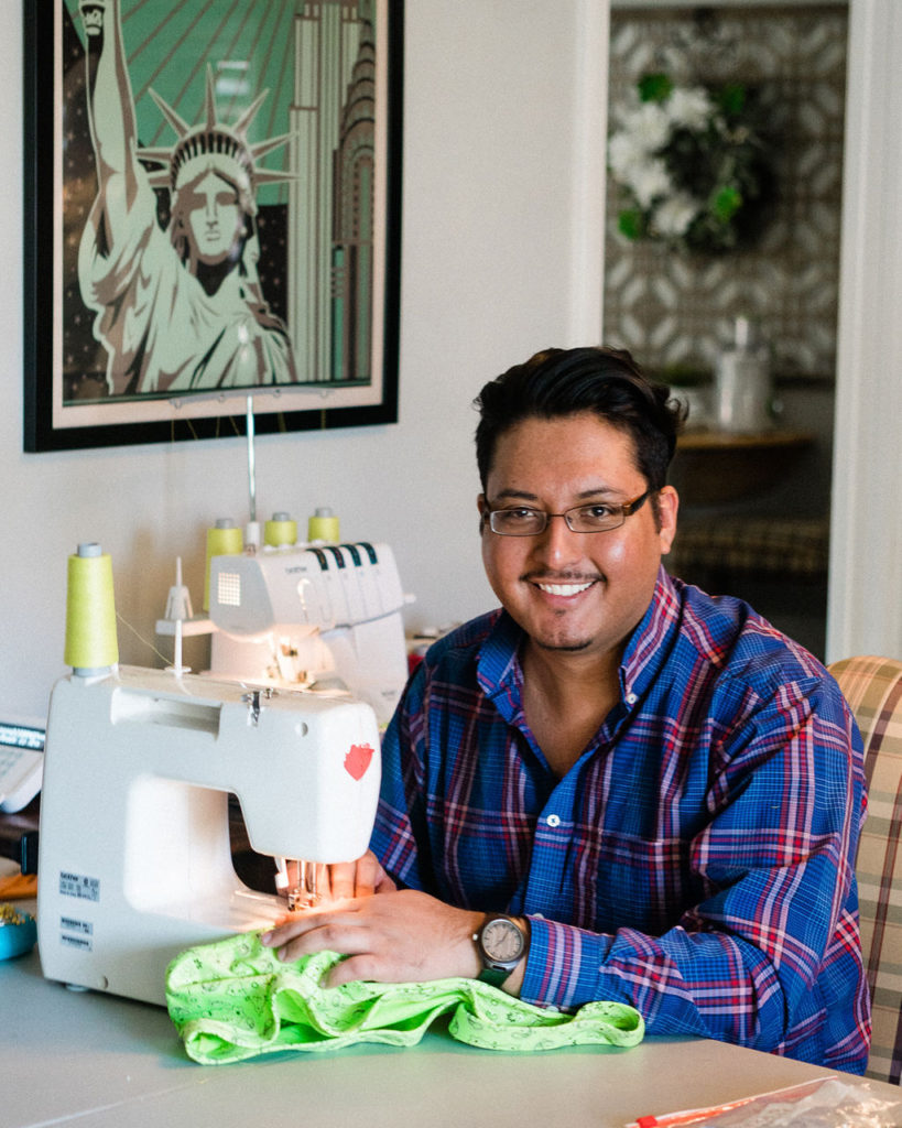 Daniel Hinojos, an openly gay fashion designer in San Antonio