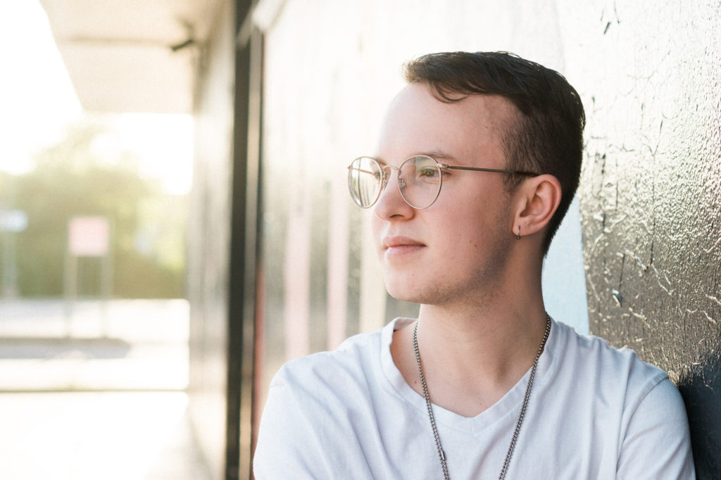 Matthew Teter, a trans student working to increase queer and trans visibility