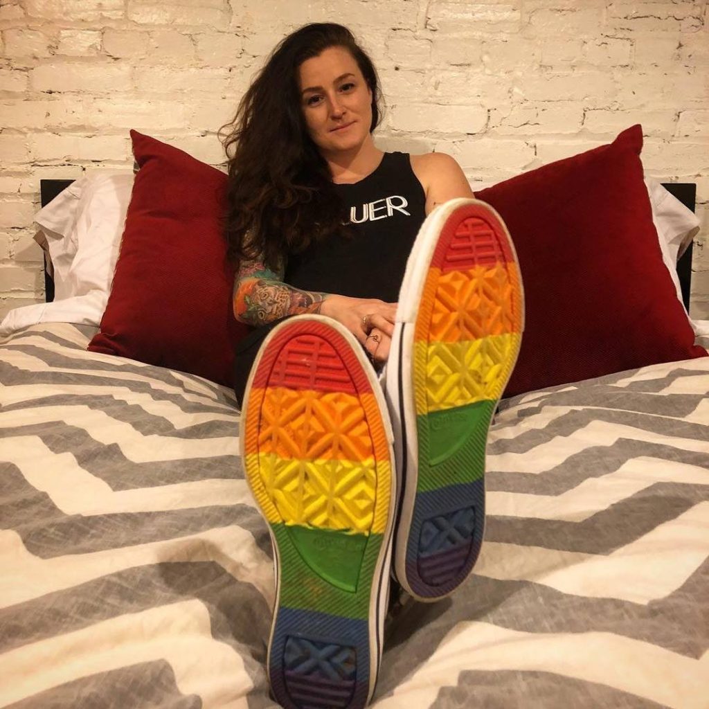Danielle Roberts of Inclusive Apparel Co., an advocate for the LGBTQ community 