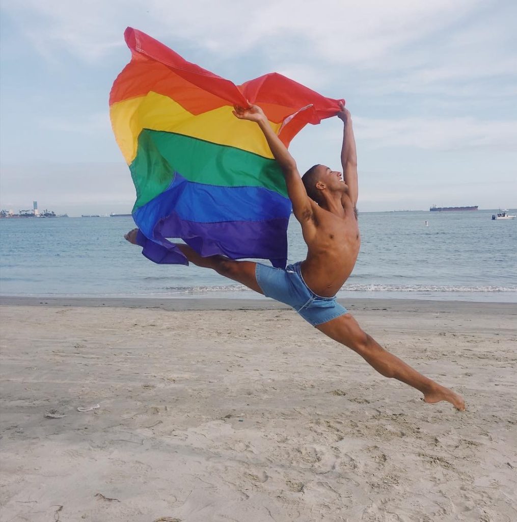 Harper Watters, openly gay ballet dancer and person of color