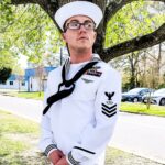 Dustin Stephens, bisexual male in the Navy